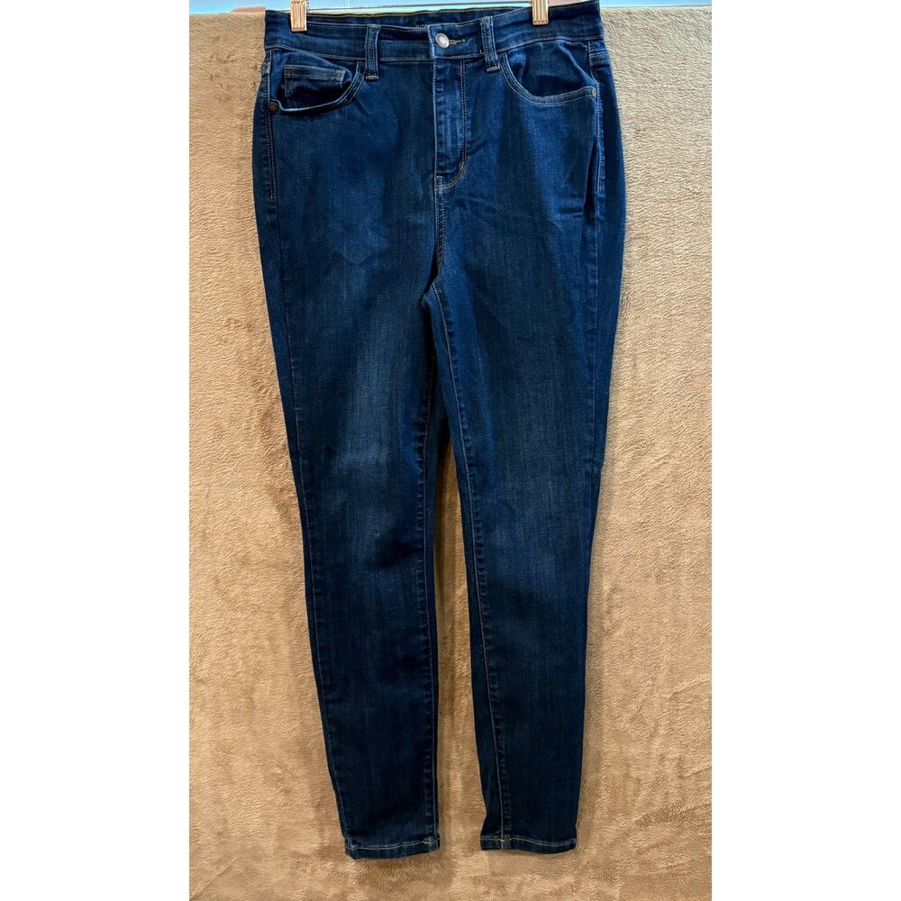Judy Blue Dark Wash Skinny Jeans High Rise Clean Non Distressed Denim Size 9/29